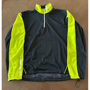 Galvin Green Mens L Black/Lime 1/4 Zip Pullover Windstopper Golf Jacket Pullover